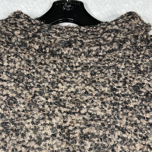 Free People Brown Black She’s All That Sweater Alpaca Blend Turtleneck Women XS - Picture 9 of 14